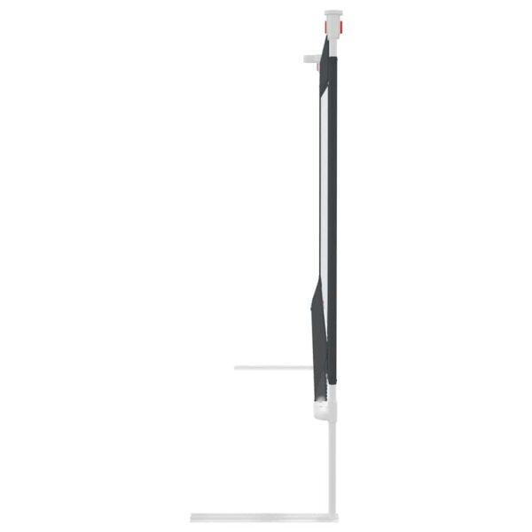 vidaXL Toddler Safety Bed Rail Dark Grey 90x25 cm Fabric - Image 4