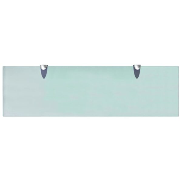 vidaXL Floating Shelves 2 pcs Glass 70x20 cm 8 mm - Image 4
