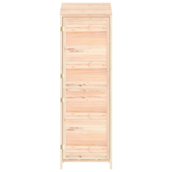 vidaXL Garden Shed 55x52x174.5 cm Solid Wood Fir - Image 4
