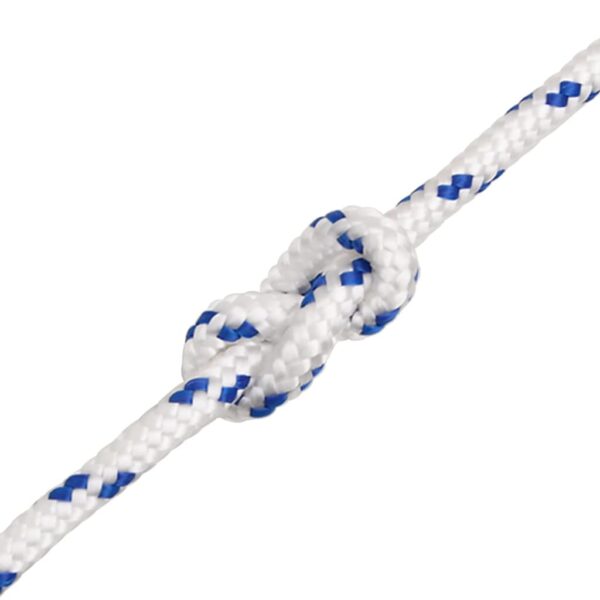 vidaXL Boat Rope White 8 mm 25 m Polypropylene - Image 5