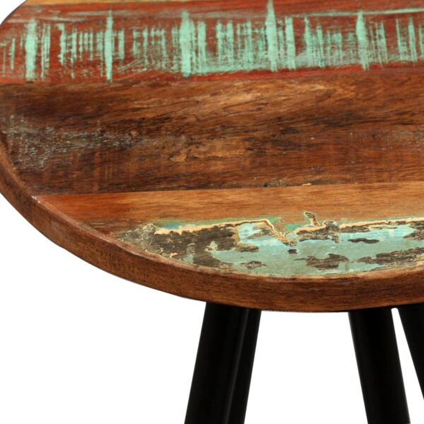 vidaXL Bar Stools 4 pcs Solid Reclaimed Wood - Image 3