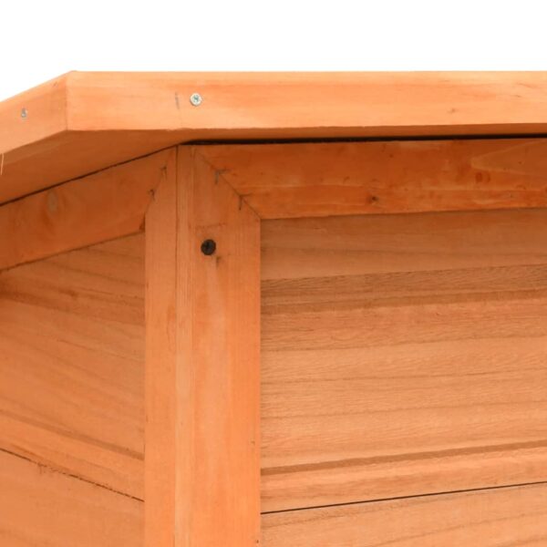 vidaXL Dog Cage Solid Pine & Fir Wood 120x77x86 cm - Image 9