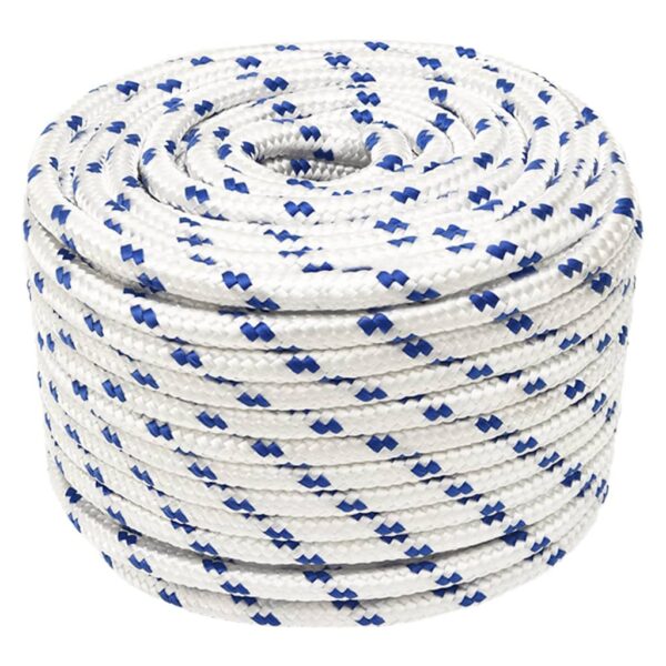 vidaXL Boat Rope White 12 mm 25 m Polypropylene - Image 2