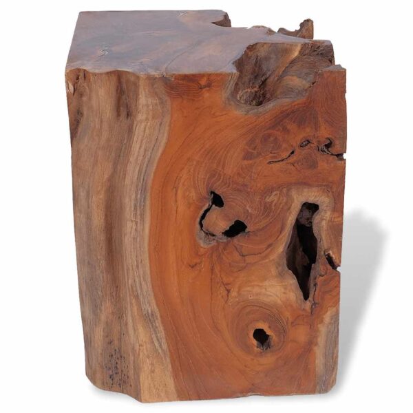 vidaXL Stool Solid Teak Wood - Image 9
