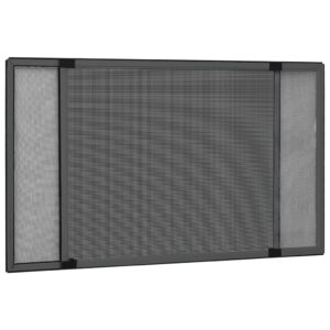 vidaXL Extendable Insect Screen for Windows Anthracite (75-143)x50 cm