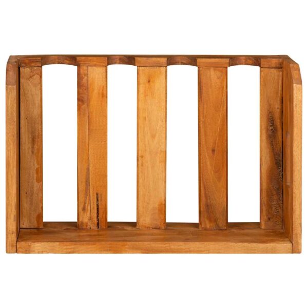 vidaXL Wine Racks 4 pcs for 16 Bottles Solid Mahogany Wood - Image 8