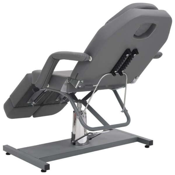 vidaXL Beauty Treatment Chair Faux Leather Grey 180x62x78 cm - Image 5