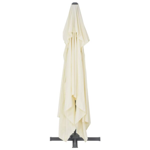 vidaXL Garden Parasol with Portable Base Sand - Image 5