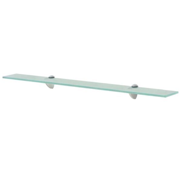vidaXL Floating Shelves 2 pcs Glass 80x20 cm 8 mm - Image 2