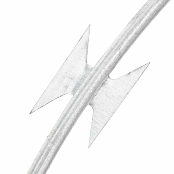 vidaXL Razor Wire Helical Wire Roll Galvanised Steel 100 m - Image 3