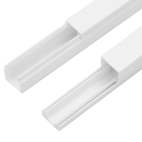 vidaXL Cable Trunking 10x10 mm 10 m PVC - Image 6