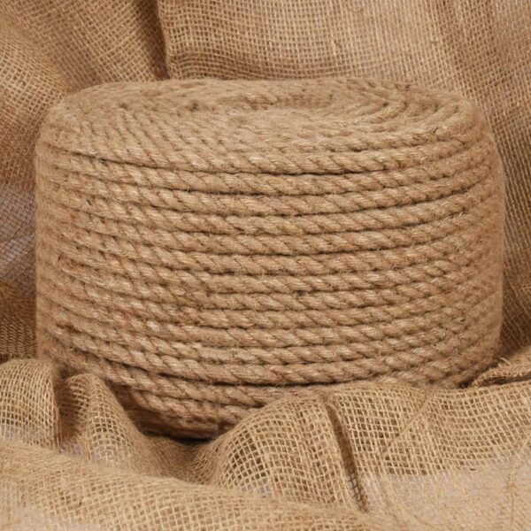 vidaXL Jute Rope 25 m Long 10 mm Thick - Image 1