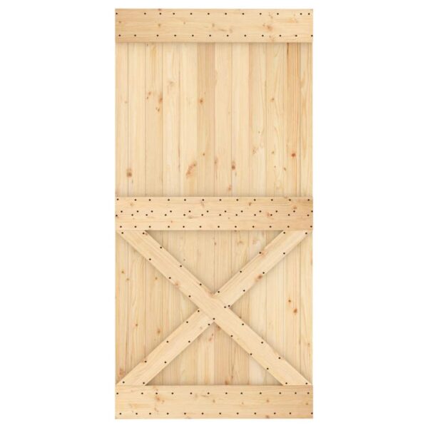 vidaXL Door NARVIK 100x210 cm Solid Wood Pine - Image 5