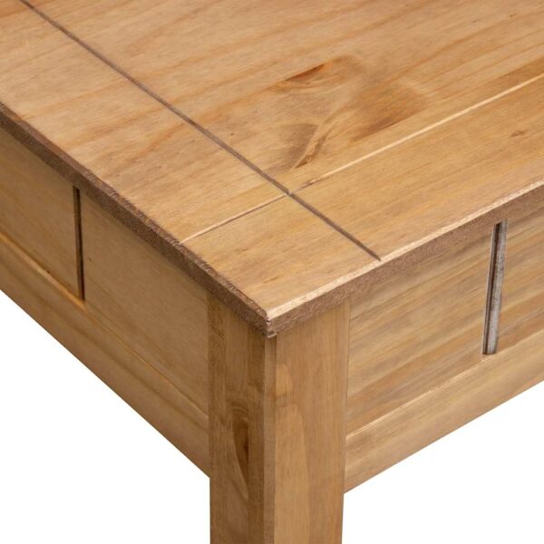 vidaXL Coffee Table 100x60x43.5 cm Solid Pine Wood Panama Range - Image 7