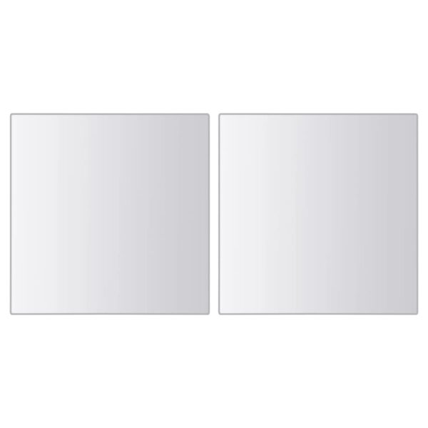 vidaXL 48 pcs Mirror Tiles Square Glass - Image 4