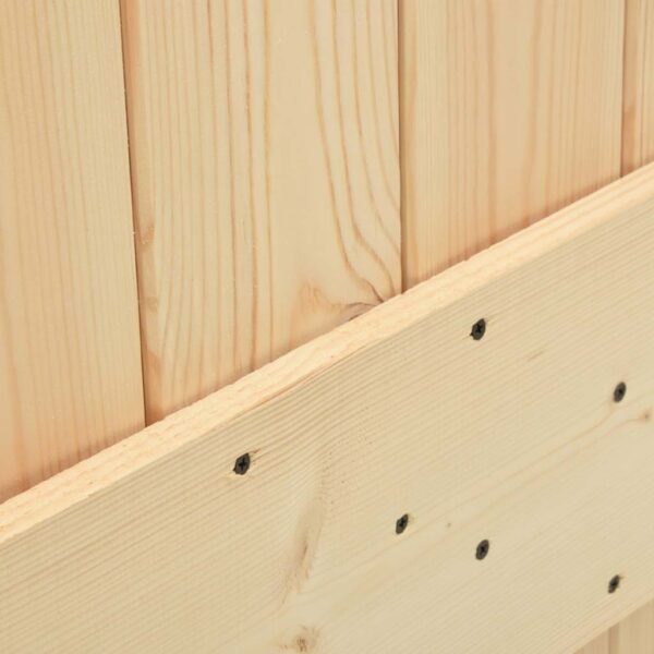 vidaXL Door NARVIK 80x210 cm Solid Wood Pine - Image 7