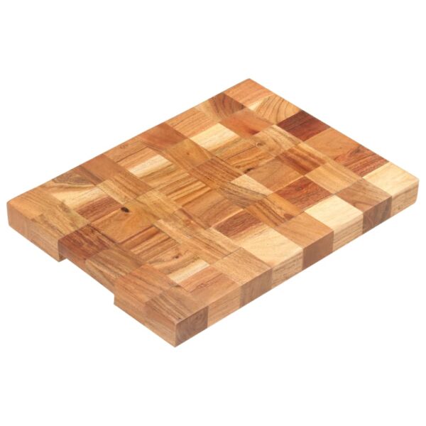 vidaXL Chopping Board 40x30x3.8 cm Solid Acacia Wood - Image 9