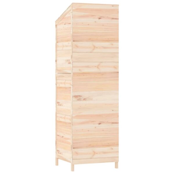 vidaXL Garden Shed 55x52x174.5 cm Solid Wood Fir - Image 6