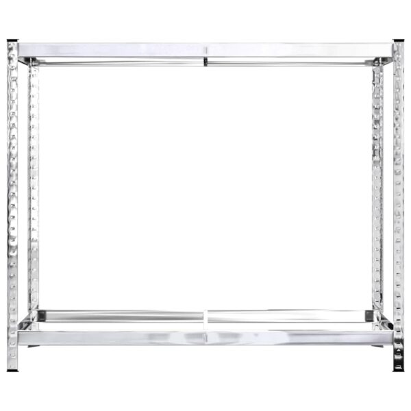 vidaXL 2-Layer Tire Racks 2 pcs Silver 110x40x110 cm Steel - Image 5