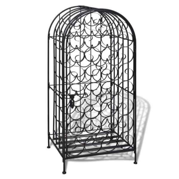 vidaXL Wine Rack for 35 Bottles Metal - Image 5