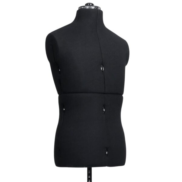 vidaXL Adjustable Dress Form Male Black Size 37-45 - Image 4