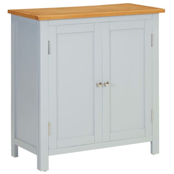 vidaXL Cupboard 70x35x75 cm Solid Oak Wood - Image 1