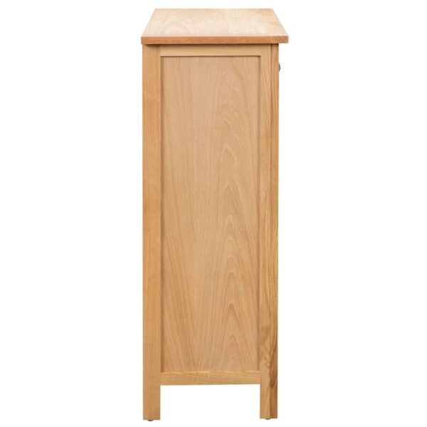 vidaXL Wine Cabinet 72x32x90 cm Solid Oak Wood - Image 5