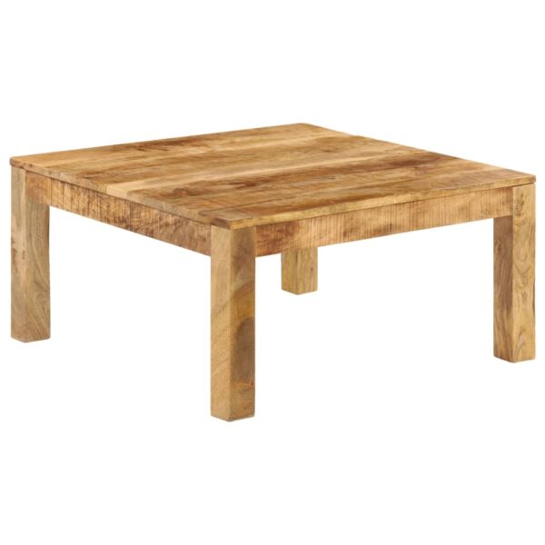vidaXL Coffee Table 80x80x40 cm Solid Mango Wood - Image 11