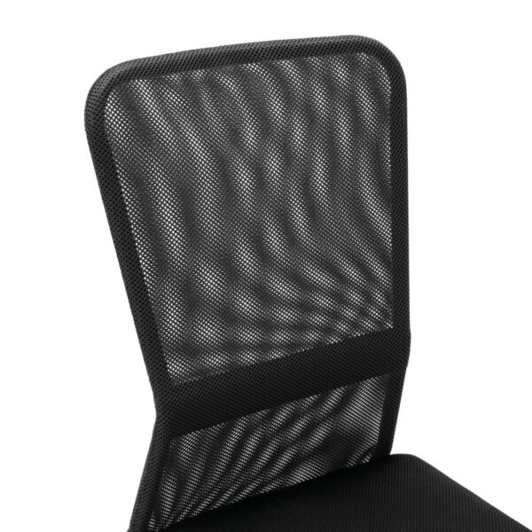 vidaXL Office Chair Black 44x52x100 cm Mesh Fabric - Image 5