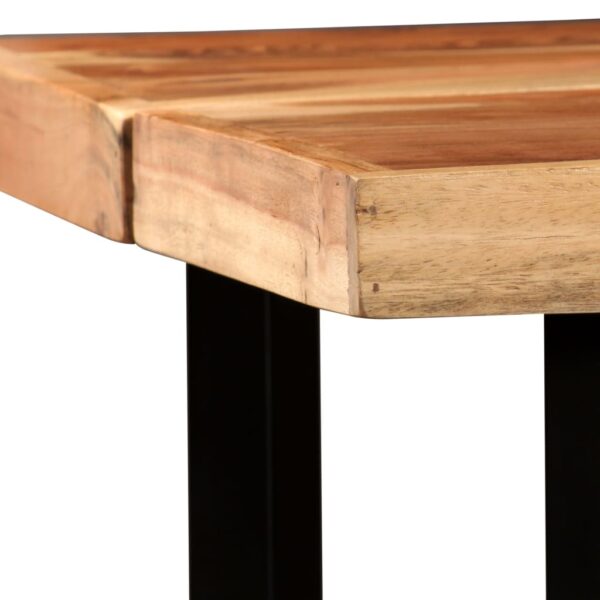 vidaXL Bar Table 150x70x107 cm Solid Acacia Wood - Image 4