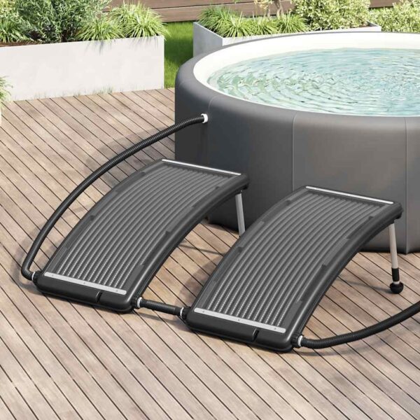 vidaXL Curved Pool Solar Heating Panels 2 pcs 110x65 cm - Image 1