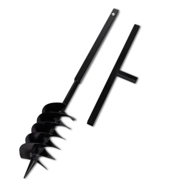 Ground Drill with Handle 150 mm with Extension Tube 13 m Steel - Image 3