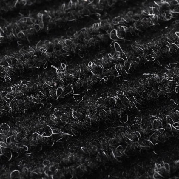 Black PVC Door Mat 90 x 150 cm - Image 6