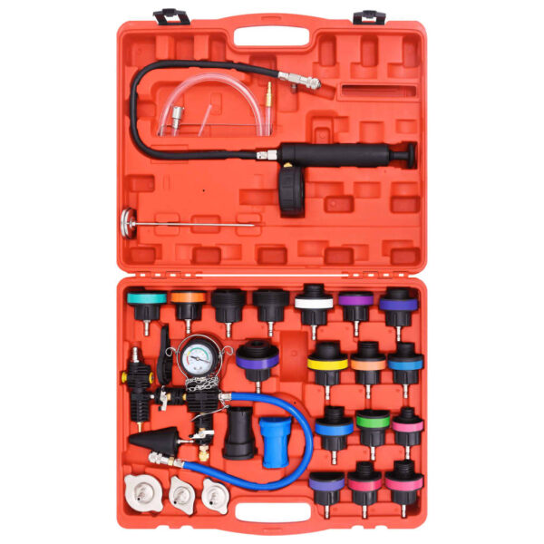 vidaXL 28 Piece Radiator Pressure Tester Kit" - Image 3