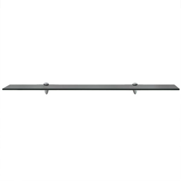 vidaXL Floating Shelves 2 pcs Glass 90x20 cm 8 mm - Image 3