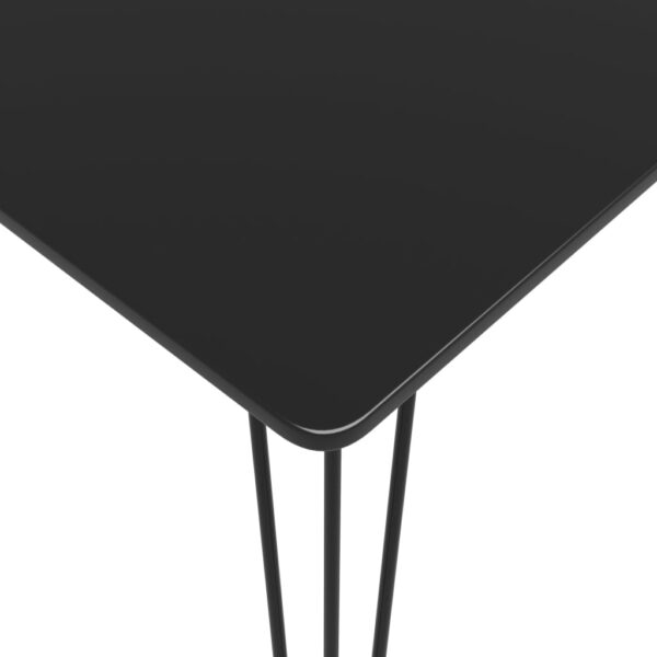 vidaXL Bar Table Black 120x60x105 cm - Image 4