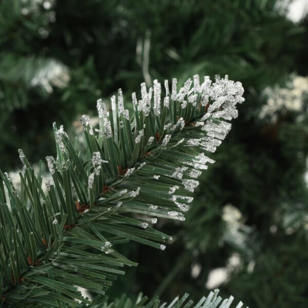 vidaXL Artificial Christmas Tree with Pine Cones and White Glitter 150 cm - Image 5