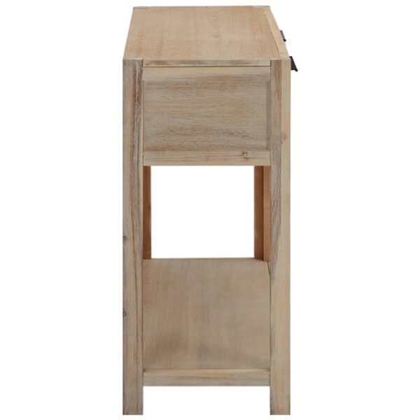 vidaXL Console Table 82x33x73 cm Solid Acacia Wood - Image 5