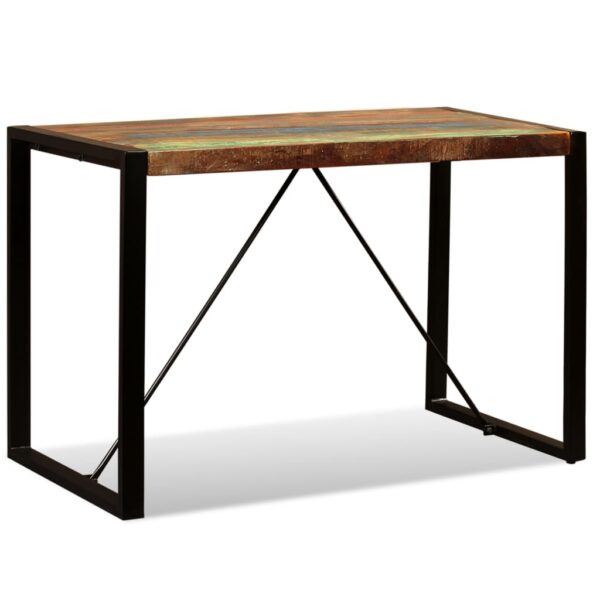 vidaXL Dining Table Solid Reclaimed Wood 120 cm - Image 8
