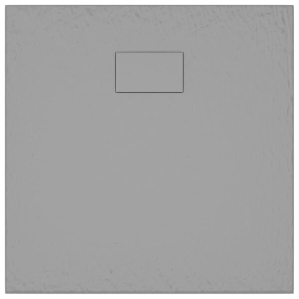 vidaXL Shower Base Tray SMC Grey 90x90 cm - Image 6