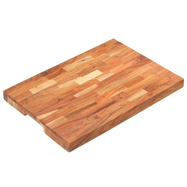 vidaXL Chopping Board 50x35x4 cm Solid Acacia Wood - Image 8