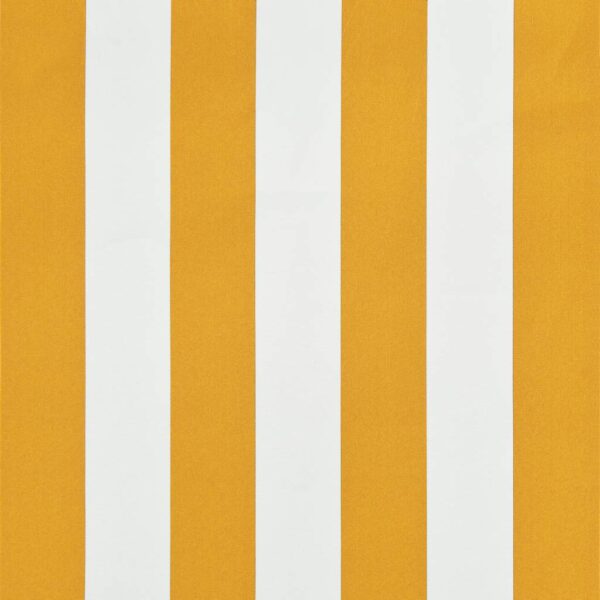 vidaXL Retractable Awning 100x150 cm Yellow and White - Image 7
