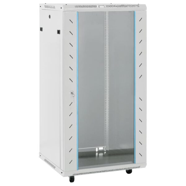 vidaXL 22U Network Cabinet with Swivel Feet 19" IP20 60x60x120 cm - Image 1