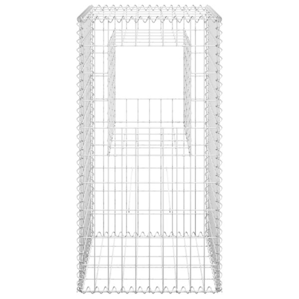 vidaXL Gabion Basket Posts 2 pcs 50x50x100 cm Iron - Image 4