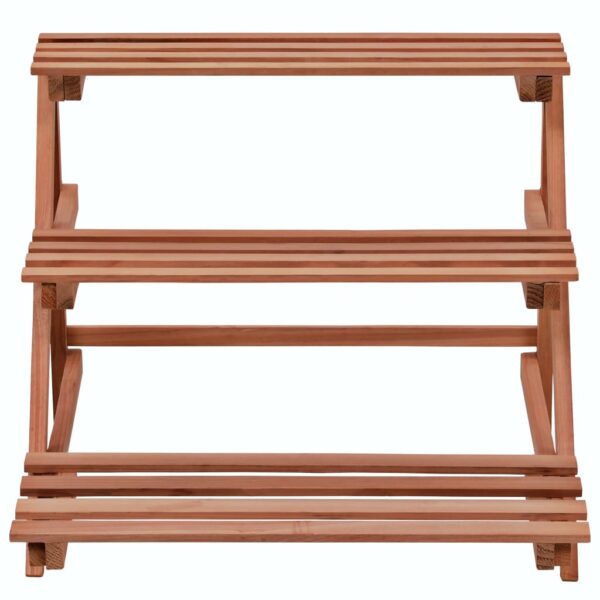 vidaXL 3-Tier Plant Stand Cedar Wood 48x45x40 cm - Image 3