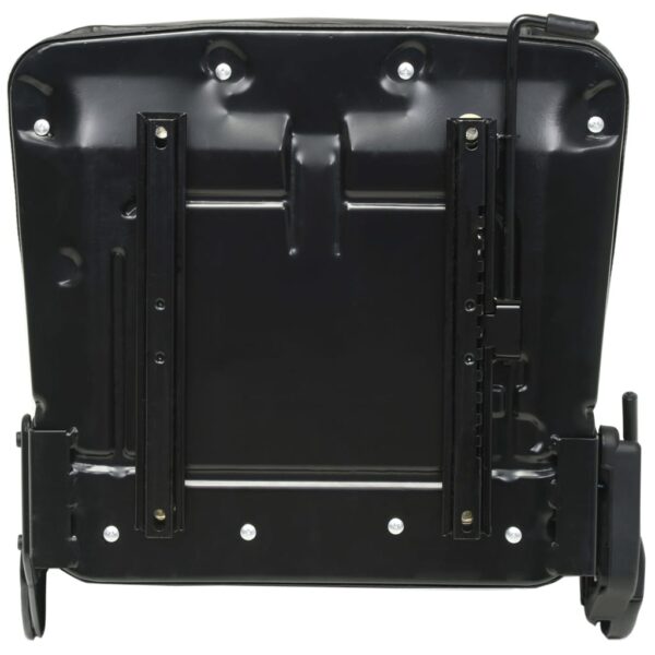 vidaXL Forklift & Tractor Seat with Adjustable Backrest Black - Image 4