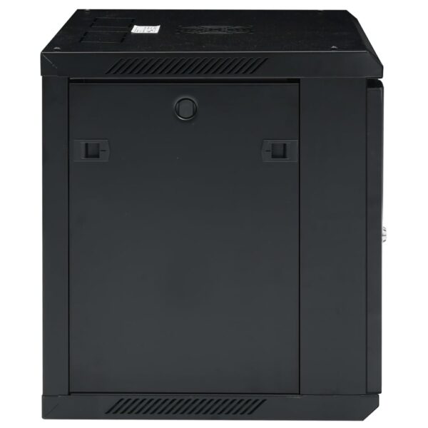 vidaXL 9U Wall Mounted Network Cabinet 19" IP20 600x450x510 mm - Image 3