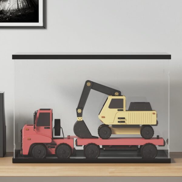 vidaXL Display Box Transparent 56x36x37 cm Acrylic - Image 1