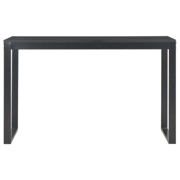 vidaXL Computer Desk Black 120x60x70 cm - Image 4