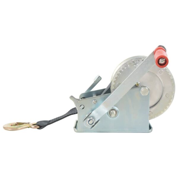 vidaXL Hand Winch with Strap 1587 kg - Image 3